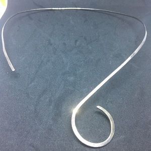 Sterling silver swirl necklace